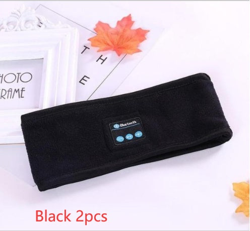 Bluetooth Fitness Headband - Wireless Music Headband for Running & Yoga