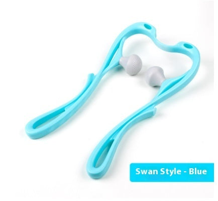 Six-Wheel Manual Neck & Shoulder Massager – Deep Tissue Roller for Pain Relief & Muscle Relaxation