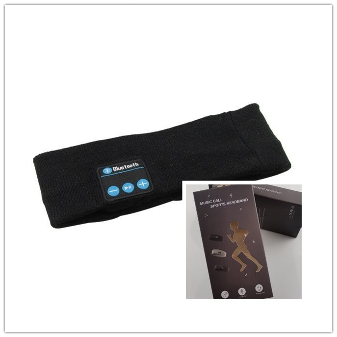 Bluetooth Fitness Headband - Wireless Music Headband for Running & Yoga