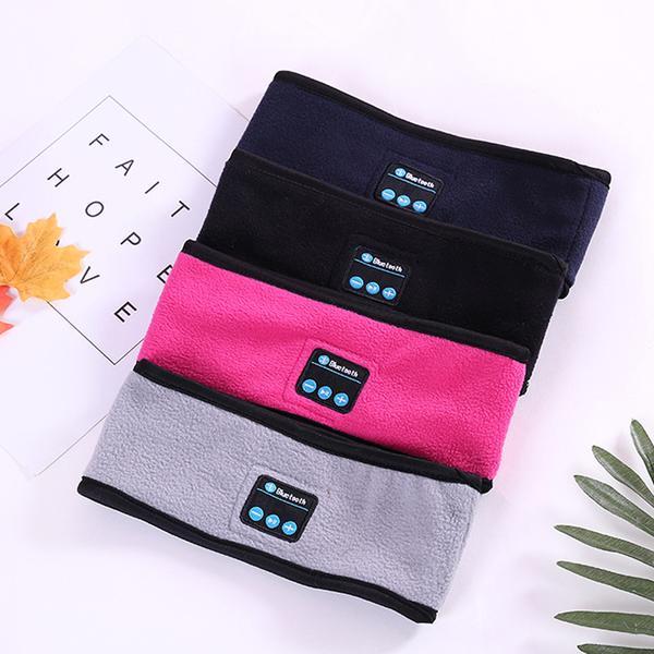 Bluetooth Fitness Headband - Wireless Music Headband for Running & Yoga