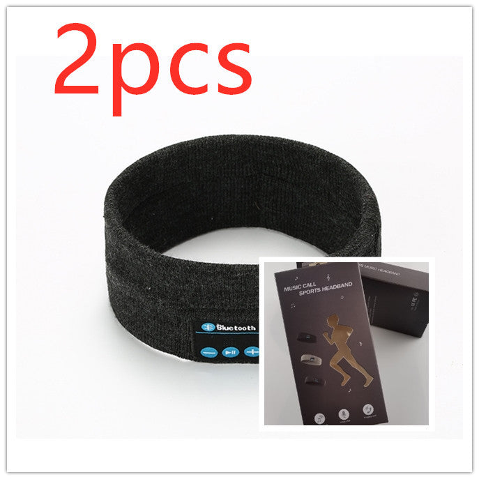 Bluetooth Fitness Headband - Wireless Music Headband for Running & Yoga