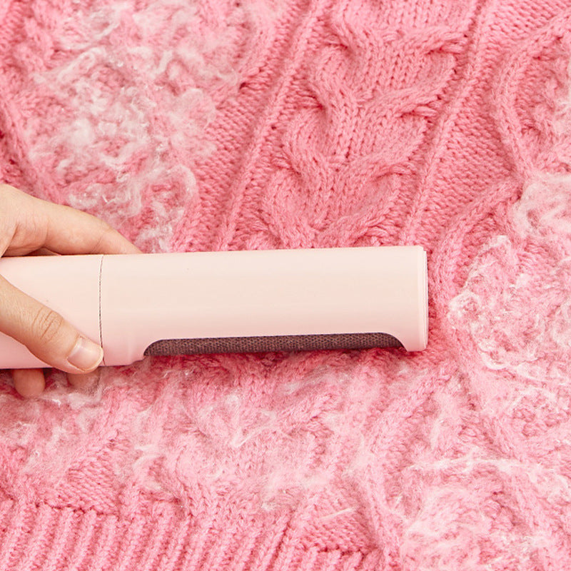 2-in-1 Reusable Pet Hair Remover - Self-Cleaning Lint Roller for Cat & Dog Fur