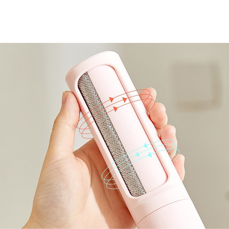 2-in-1 Reusable Pet Hair Remover - Self-Cleaning Lint Roller for Cat & Dog Fur