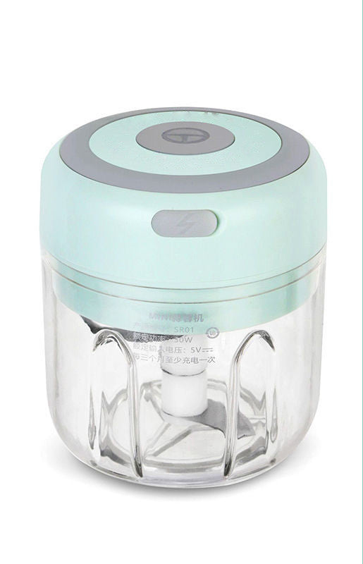 Mini Electric Garlic Chopper - USB Rechargeable Ginger & Chili Masher