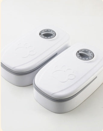 Automatic Dog & Cat Food Dispenser with Timer - Programmable Smart Pet Feeder, Stainless Steel Bowl