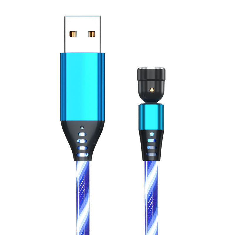 Luminous Magnetic Phone Charger Cable - 540 Rotate 3A Fast Charging for All Devices