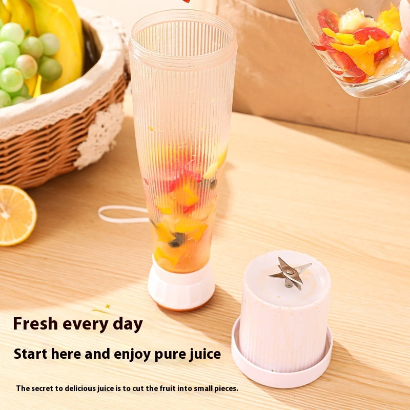 Portable Electric Juicer Blender USB Rechargeable Personal Smoothie Maker