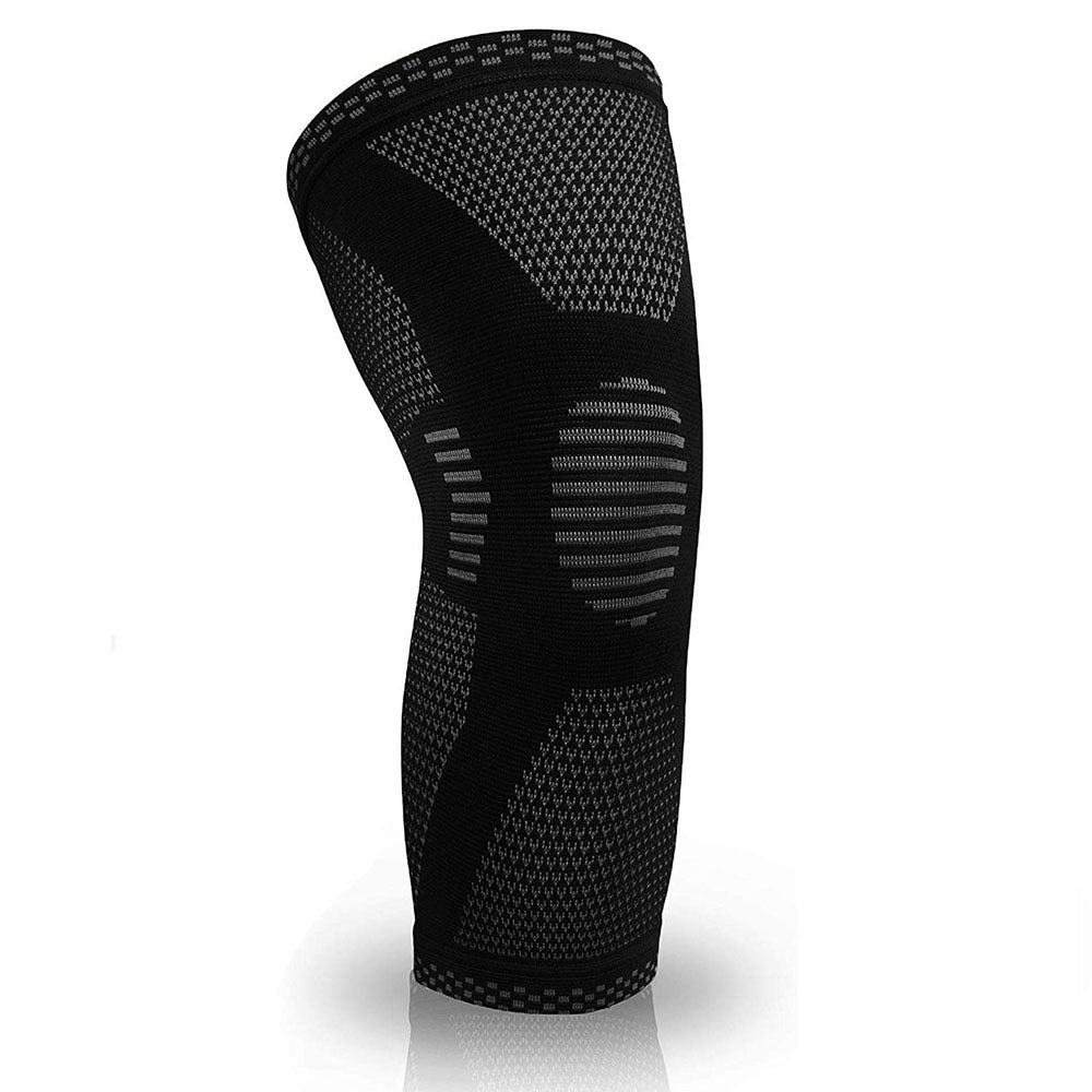 Breathable Knitted Knee Support Pads for Sports - Flexible Knee Sleeves for Men & Women