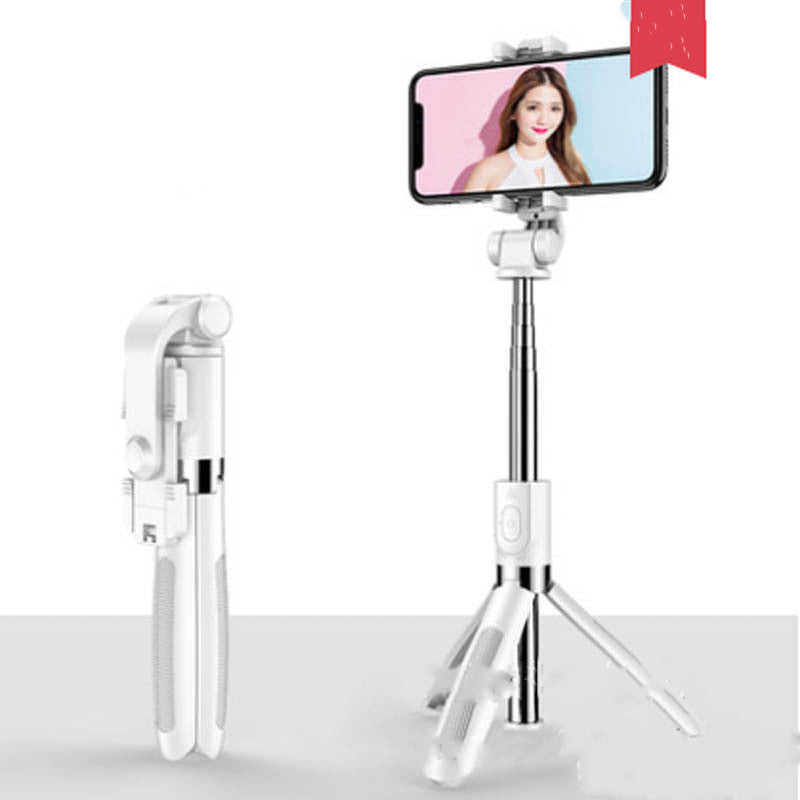 Universal Bluetooth Selfie Stick Tripod - Compatible with iPhone & Android for Live Streaming