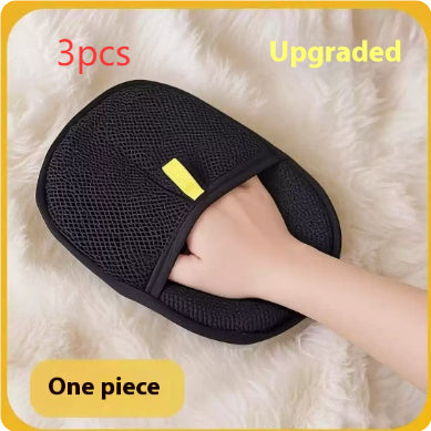Pet Grooming Glove & Deshedding Mitt for Dogs, Cats & Rabbits