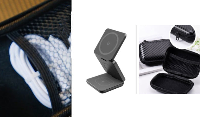 Magnetic Wireless Charger Stand Foldable Phone Holder