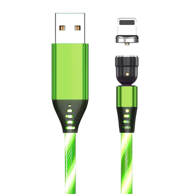 Luminous Magnetic Phone Charger Cable - 540 Rotate 3A Fast Charging for All Devices