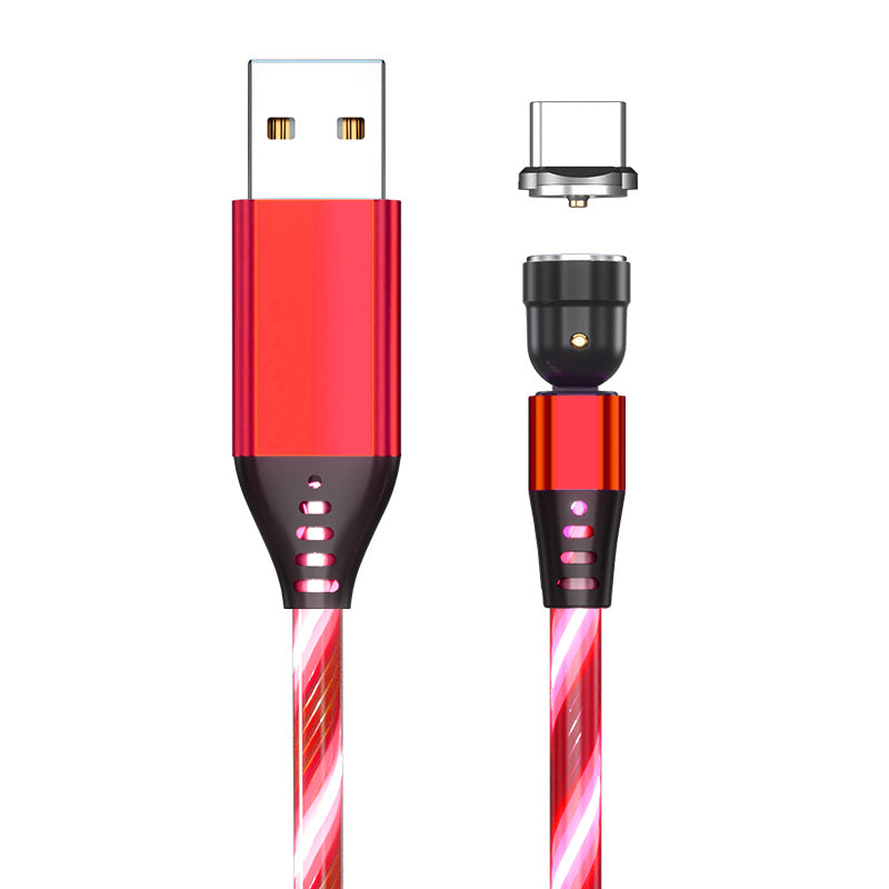 Luminous Magnetic Phone Charger Cable - 540 Rotate 3A Fast Charging for All Devices