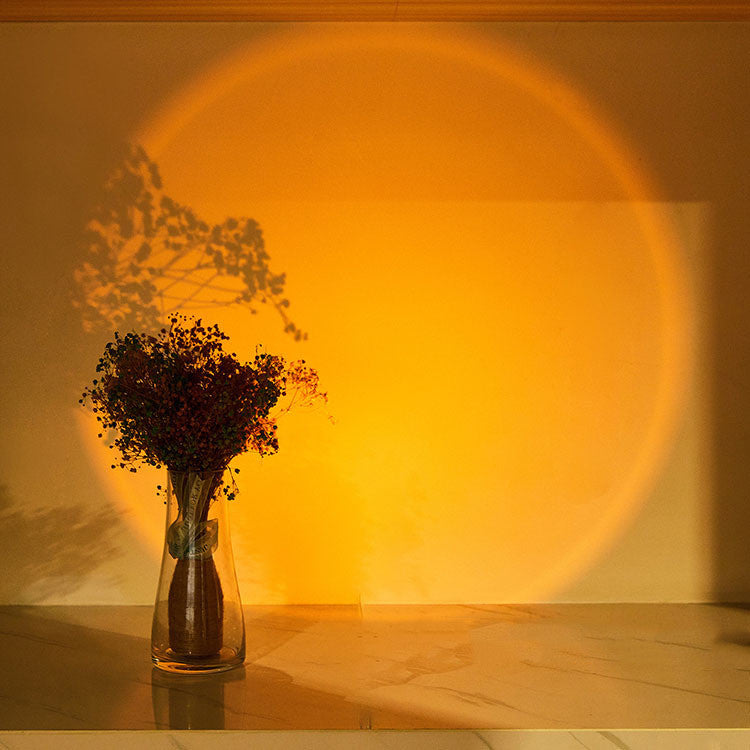 Wireless LED Under Cabinet Lights - Battery Powered Sunset Night Light for Kitchen Closet Bedroom