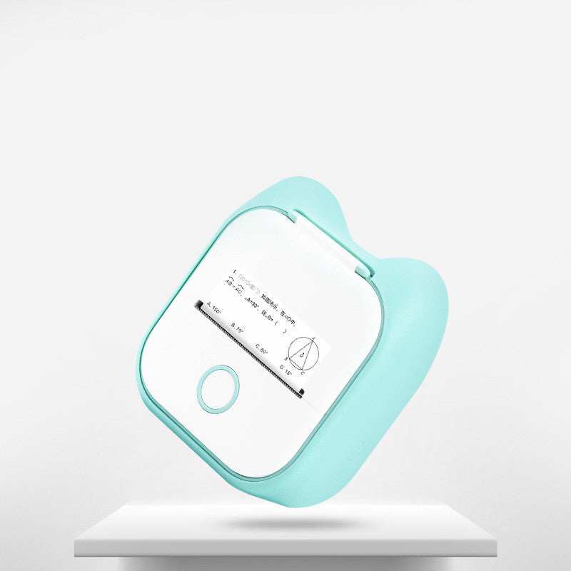 Portable Mini Thermal Label & Photo Printer - USB Rechargeable Pocket Printer for Students & Small Business