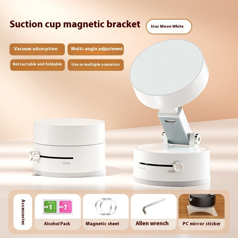 Foldable Magnetic Car Phone Holder – Strong Suction Cup Mount, Hands-Free Dashboard/Windshield Stand for All Smartphones