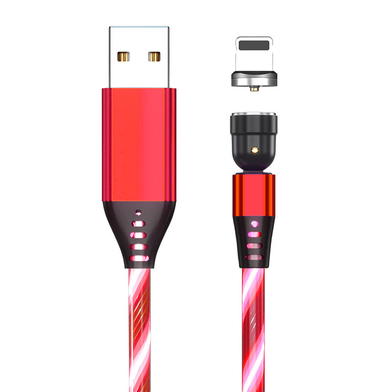 Luminous Magnetic Phone Charger Cable - 540 Rotate 3A Fast Charging for All Devices