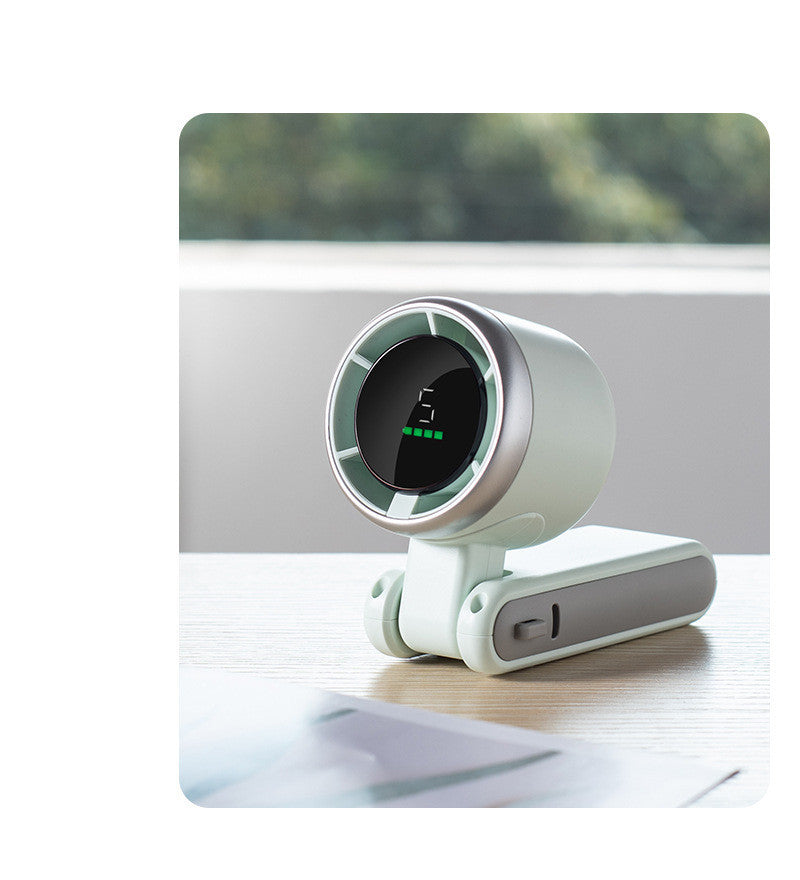Portable Neck Fan & Desktop Turbo Fan - 180° Foldable, Handheld & High-Speed Personal Cooling