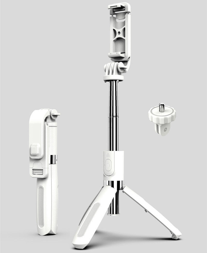 Universal Bluetooth Selfie Stick Tripod - Compatible with iPhone & Android for Live Streaming