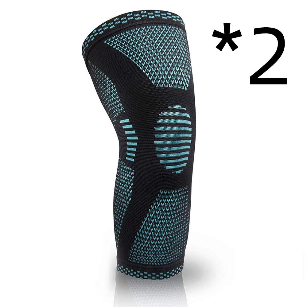 Breathable Knitted Knee Support Pads for Sports - Flexible Knee Sleeves for Men & Women