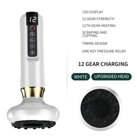 Electric Vacuum Cupping Massager with Gua Sha – Anti-Cellulite Body Slimming Device for Fat Reduction & Muscle Relaxation