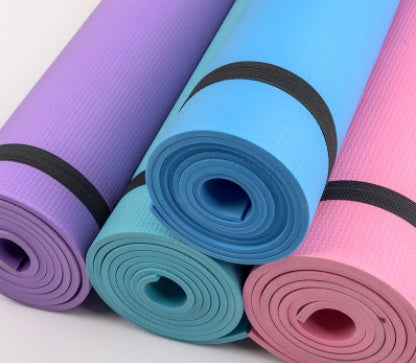 Super Soft EVA Yoga Mat 4mm/6mm Non-Slip Fitness Exercise Mat