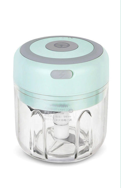 Mini Electric Garlic Chopper - USB Rechargeable Ginger & Chili Masher