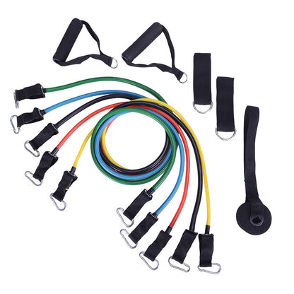 Resistance Band Set | Portable Fitness Workout Kit with Handles & Door Anchor