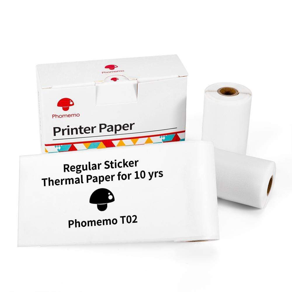 Portable Mini Thermal Label & Photo Printer - USB Rechargeable Pocket Printer for Students & Small Business