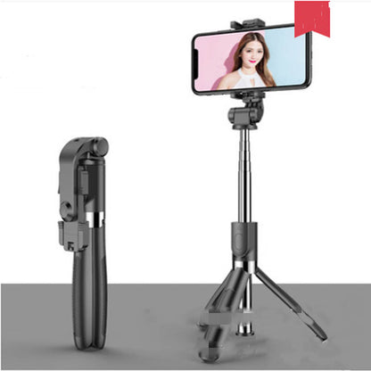 Universal Bluetooth Selfie Stick Tripod - Compatible with iPhone & Android for Live Streaming