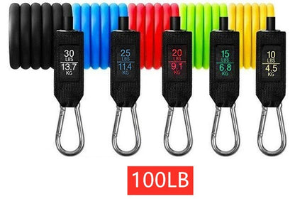 Resistance Band Set | Portable Fitness Workout Kit with Handles & Door Anchor