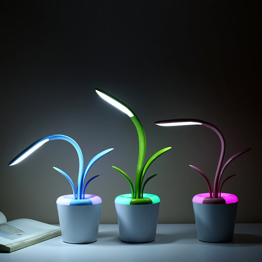 Modern USB Table Lamp LED Eye-Care Light for Desk, Bedroom & Office