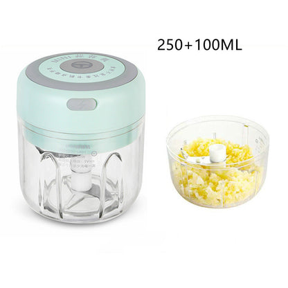 Mini Electric Garlic Chopper - USB Rechargeable Ginger & Chili Masher