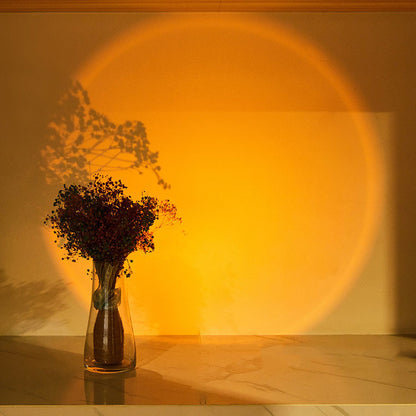 Wireless LED Under Cabinet Lights - Battery Powered Sunset Night Light for Kitchen Closet Bedroom