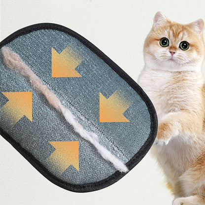 Pet Grooming Glove & Deshedding Mitt for Dogs, Cats & Rabbits