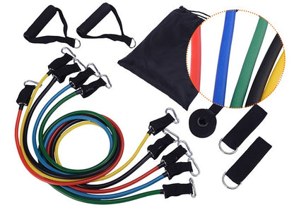 Resistance Band Set | Portable Fitness Workout Kit with Handles & Door Anchor
