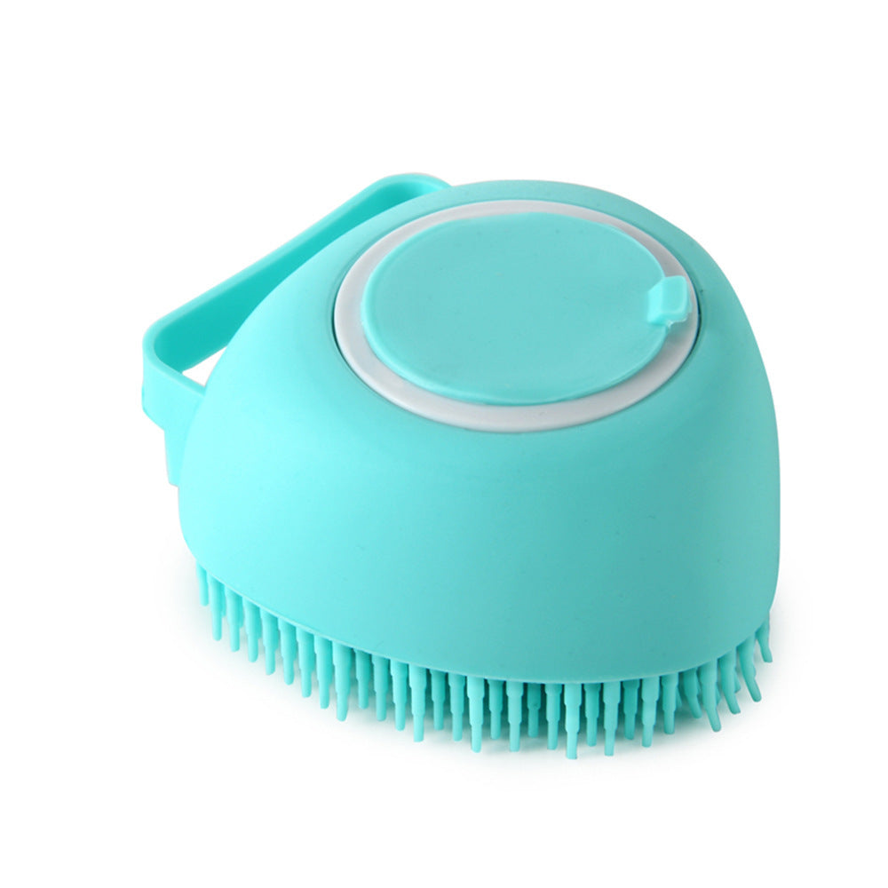 Silicone Pet Bath Massage Brush - Gentle Grooming Glove for Dogs & Cats
