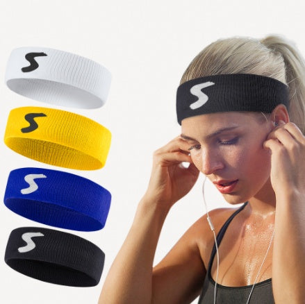 Sports Headband for Women & Men - Non-Slip, Absorbent Exercise Headband