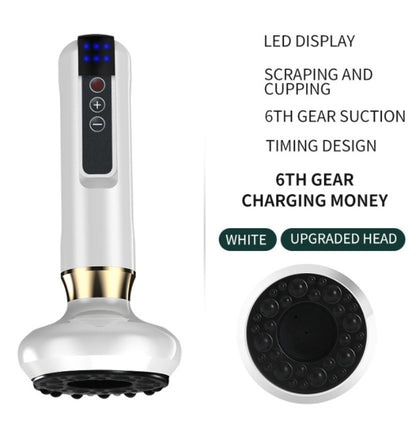 Electric Vacuum Cupping Massager with Gua Sha – Anti-Cellulite Body Slimming Device for Fat Reduction & Muscle Relaxation