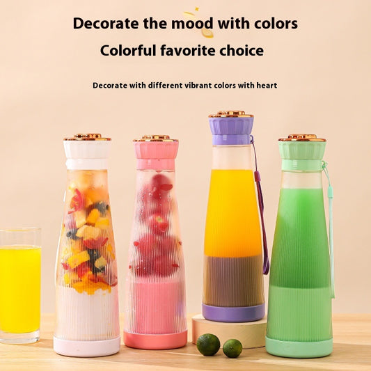 Portable Electric Juicer Blender USB Rechargeable Personal Smoothie Maker