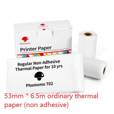 Portable Mini Thermal Label & Photo Printer - USB Rechargeable Pocket Printer for Students & Small Business