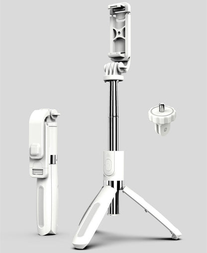 Universal Bluetooth Selfie Stick Tripod - Compatible with iPhone & Android for Live Streaming