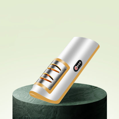 Adjustable Electric Knife & Scissor Sharpener - USB Rechargeable Kitchen Gadget