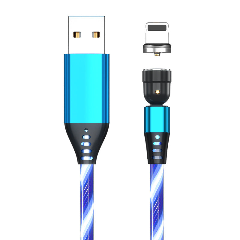 Luminous Magnetic Phone Charger Cable - 540 Rotate 3A Fast Charging for All Devices