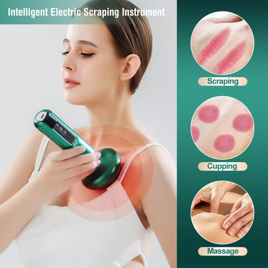 Electric Vacuum Cupping Massager with Gua Sha – Anti-Cellulite Body Slimming Device for Fat Reduction & Muscle Relaxation