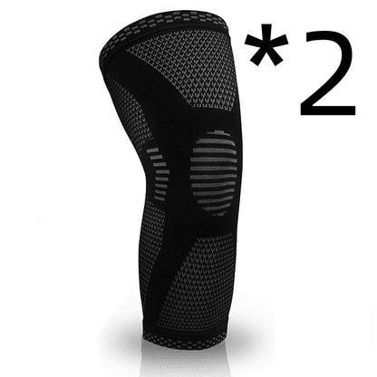 Breathable Knitted Knee Support Pads for Sports - Flexible Knee Sleeves for Men & Women