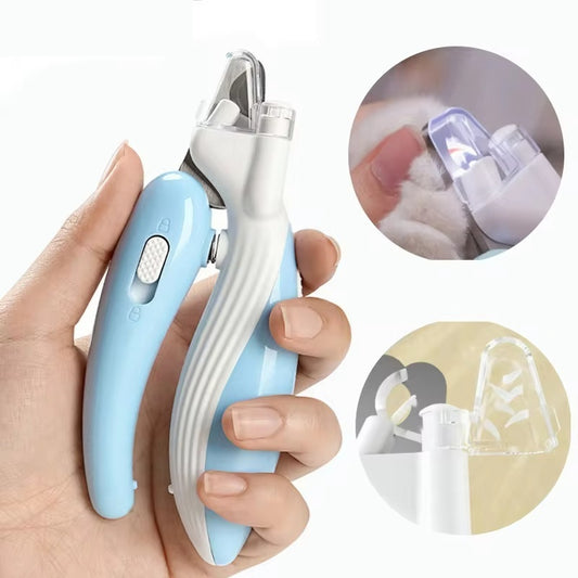 LED Pet Nail Clippers with Electric Nail Grinder – Dog & Cat Nail Trimmer with Safety Guard, Quiet Motor, Rechargeable & Portable Grooming Tool