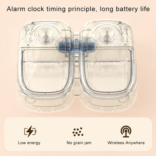 Automatic Dog & Cat Food Dispenser with Timer - Programmable Smart Pet Feeder, Stainless Steel Bowl